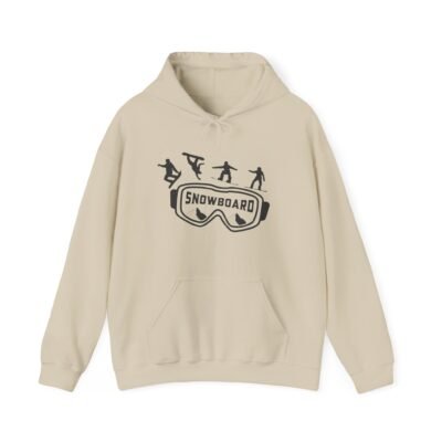 Snowboarder Unisex Hoodie for Winter Sports Lovers, Cozy Hooded Sweatshirt, Gift for Skiers, Outdoor Adventures, Snowboarding Apparel - Image 12