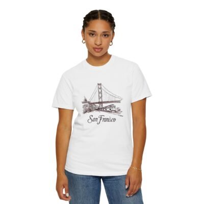 California Vintage T-Shirt with Golden Gate Bridge Unisex