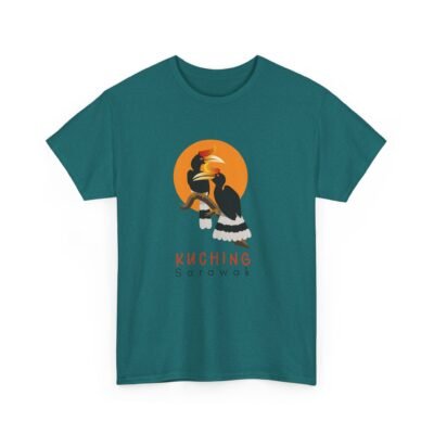 Kuching Sarawak Graphic Tee, Unisex Heavy Cotton Tee, Casual Wear, Travel Souvenir, Gift for Nature Lovers, Bird Lover Apparel - Image 20