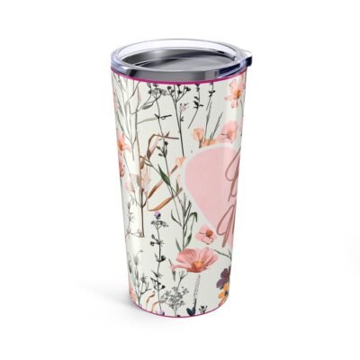 Floral Best Mom 20oz Tumbler - Perfect Gift for Mother's Day - Image 3