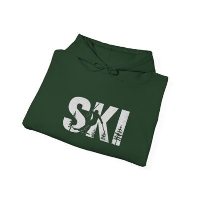 Ski Enthusiast Hooded Sweatshirt | Cozy Winter Hoodie, Ski Apparel, Gift for Skiers, Sportswear, Unisex Ski Hoodie - Image 23