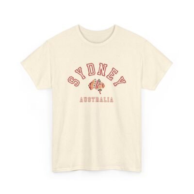Sydney Australia Unisex Heavy Cotton Tee, Casual Wear, Travel Shirt, Gift for Him/Her, Summer Outfit, Vacation Apparel - Image 22
