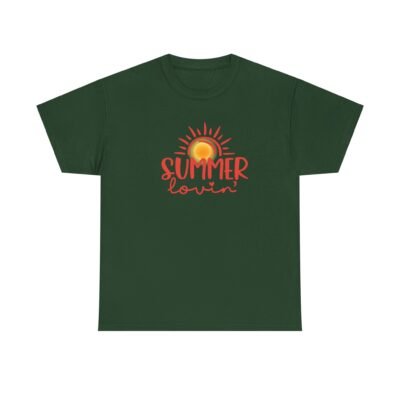 Summer Lovin' Unisex Heavy Cotton Tee - Perfect for Warm Days, Beach Outings, Vacations, Gifts, Festivals - Image 35