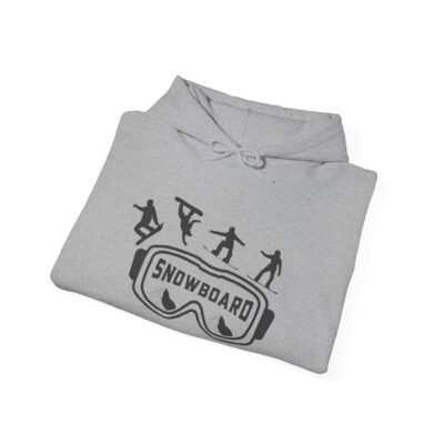 Snowboarder Unisex Hoodie for Winter Sports Lovers, Cozy Hooded Sweatshirt, Gift for Skiers, Outdoor Adventures, Snowboarding Apparel - Image 19