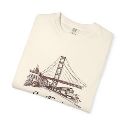 California Vintage T-Shirt with Golden Gate Bridge Unisex - Image 13