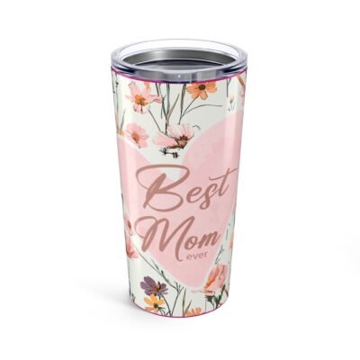 Floral Best Mom 20oz Tumbler - Perfect Gift for Mother's Day