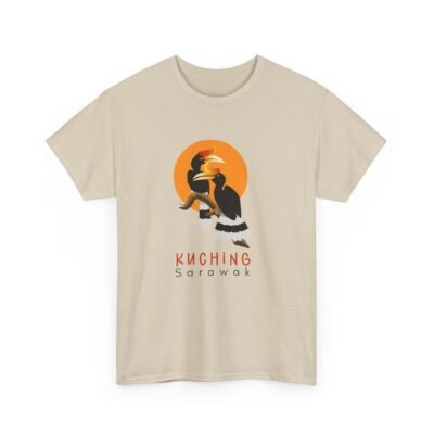 Kuching Sarawak Graphic Tee, Unisex Heavy Cotton Tee, Casual Wear, Travel Souvenir, Gift for Nature Lovers, Bird Lover Apparel - Image 12