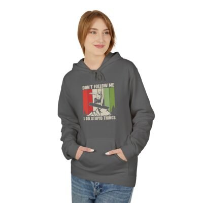 Unisex Fleece Snowboarding Hoodie with a funny message, Great for Casual Outings, Men's Fashion - Image 18