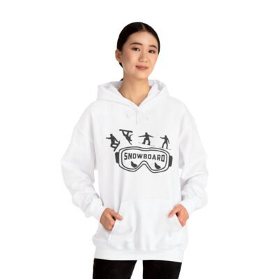 Snowboarder Unisex Hoodie for Winter Sports Lovers, Cozy Hooded Sweatshirt, Gift for Skiers, Outdoor Adventures, Snowboarding Apparel - Image 5