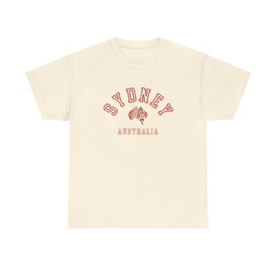 Sydney Australia Unisex Heavy Cotton Tee, Casual Wear, Travel Shirt, Gift for Him/Her, Summer Outfit, Vacation Apparel - Image 21