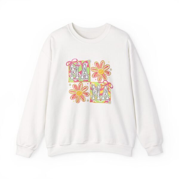 Colorful MAMA Sweatshirt - Unisex Heavy Blend™ Crewneck for Moms - Mother's Day Gift - Image 7