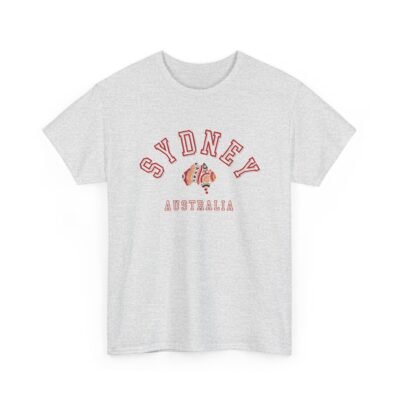 Sydney Australia Unisex Heavy Cotton Tee, Casual Wear, Travel Shirt, Gift for Him/Her, Summer Outfit, Vacation Apparel - Image 13