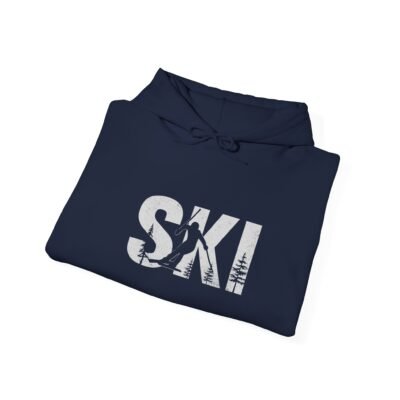 Ski Enthusiast Hooded Sweatshirt | Cozy Winter Hoodie, Ski Apparel, Gift for Skiers, Sportswear, Unisex Ski Hoodie - Image 31