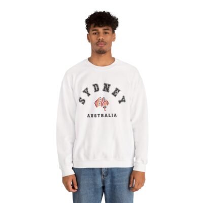 Sydney Australia Graphic Crewneck Sweatshirt - Unisex Heavy Blend - Image 5