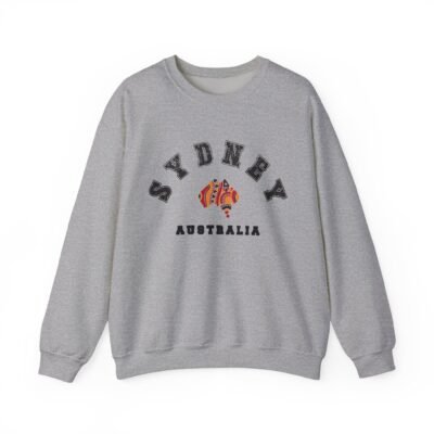 Sydney Australia Graphic Crewneck Sweatshirt - Unisex Heavy Blend - Image 8
