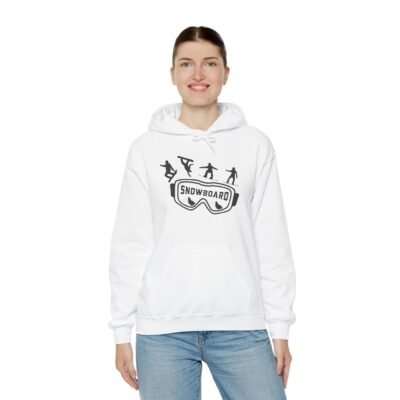 Snowboarder Unisex Hoodie for Winter Sports Lovers, Cozy Hooded Sweatshirt, Gift for Skiers, Outdoor Adventures, Snowboarding Apparel - Image 7
