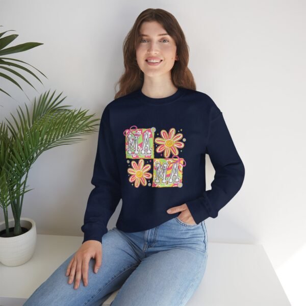 Colorful MAMA Sweatshirt - Unisex Heavy Blend™ Crewneck for Moms - Mother's Day Gift - Image 18