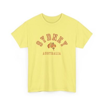 Sydney Australia Unisex Heavy Cotton Tee, Casual Wear, Travel Shirt, Gift for Him/Her, Summer Outfit, Vacation Apparel - Image 26