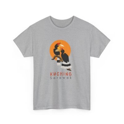 Kuching Sarawak Graphic Tee, Unisex Heavy Cotton Tee, Casual Wear, Travel Souvenir, Gift for Nature Lovers, Bird Lover Apparel - Image 16