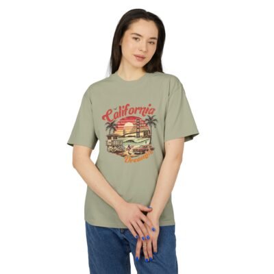 California Dreamin' Unisex Heavy Faded Tee, Vintage T-Shirt, Retro Summer Top, Beachwear, Gift for Travel Lovers - Image 11