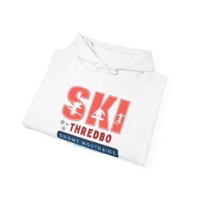Ski Adventure Hoodie, Unisex Ski Sweatshirt, Cozy Winter Apparel, Snowy Mountains Gift, Outdoor Sports Hoodie - Image 5