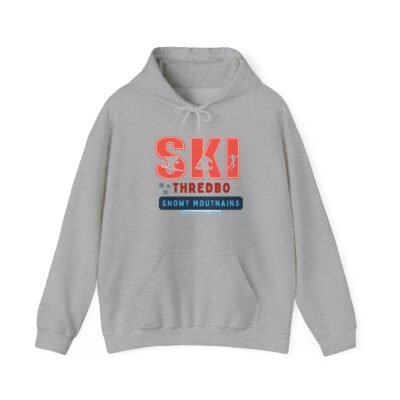Ski Adventure Hoodie, Unisex Ski Sweatshirt, Cozy Winter Apparel, Snowy Mountains Gift, Outdoor Sports Hoodie - Image 18