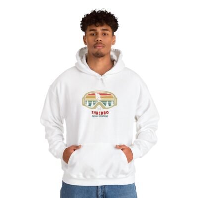 Retro Mountain Skiing Hoodie - Thredbo Snowy Mountains NSW Australia Theme - Image 7