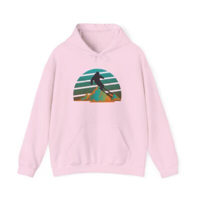Retro Skiing Hoodie - Unisex Heavy Blend™ - Image 25