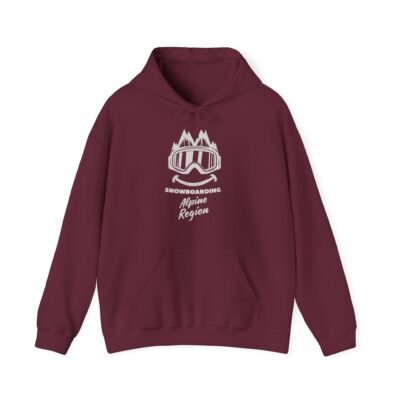 Alpine Region Snowboarding and Skiing Hoodie for Aussie Snowboarders and Skiiers - Image 8