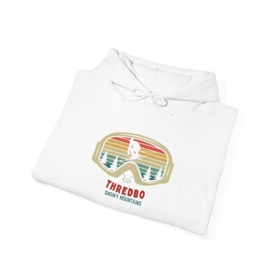 Retro Mountain Skiing Hoodie - Thredbo Snowy Mountains NSW Australia Theme - Image 6