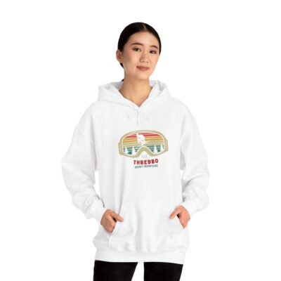 Retro Mountain Skiing Hoodie - Thredbo Snowy Mountains NSW Australia Theme - Image 8