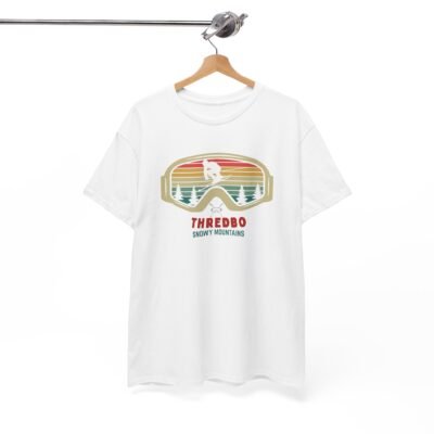 Ski Mountain Tee with Snow Goggles - T-Shirt - Image 7