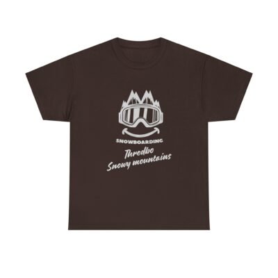 Snowy Mountains Snowboarding T-Shirt for Snowboarders and Skiers - Image 23