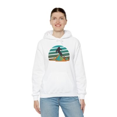 Retro Skiing Hoodie - Unisex Heavy Blend™