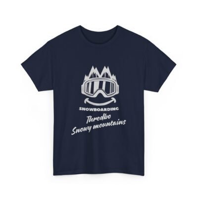 Snowy Mountains Snowboarding T-Shirt for Snowboarders and Skiers - Image 53