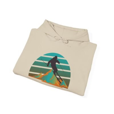 Retro Skiing Hoodie - Unisex Heavy Blend™ - Image 12