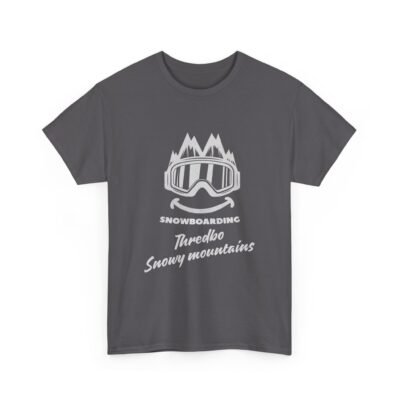 Snowy Mountains Snowboarding T-Shirt for Snowboarders and Skiers - Image 45