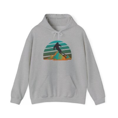 Retro Skiing Hoodie - Unisex Heavy Blend™ - Image 13