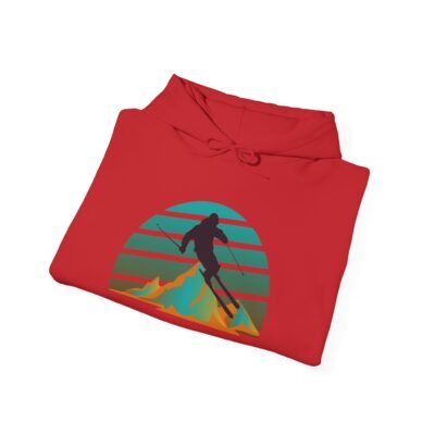 Retro Skiing Hoodie - Unisex Heavy Blend™ - Image 32