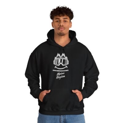 Alpine Region Snowboarding and Skiing Hoodie for Aussie Snowboarders and Skiiers - Image 4
