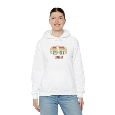 Retro Mountain Skiing Hoodie - Thredbo Snowy Mountains NSW Australia Theme - Image 10