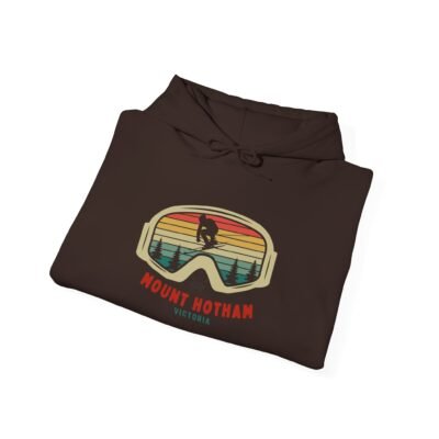 Mountain Adventure Hooded Sweatshirt, Cozy Pullover, Ski Apparel, Casual Streetwear, Gift Idea for Winter Sports Lovers - Image 4