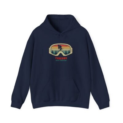 Retro Mountain Skiing Hoodie - Thredbo Snowy Mountains NSW Australia Theme - Image 2