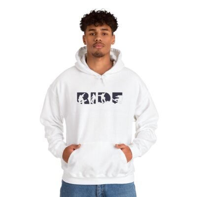 Ride Graphic Unisex Hoodie, Cozy Sweatshirt for Casual Outings, Perfect Gift for Riders, Adventure Apparel, Streetwear - Image 5