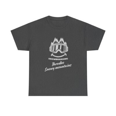 Snowy Mountains Snowboarding T-Shirt for Snowboarders and Skiers - Image 39