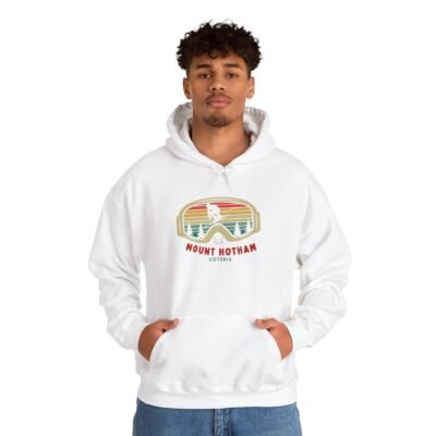 Mountain Adventure Hooded Sweatshirt, Cozy Pullover, Ski Apparel, Casual Streetwear, Gift Idea for Winter Sports Lovers - Image 10