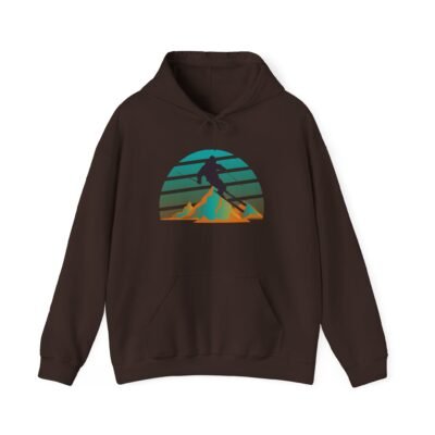 Retro Skiing Hoodie - Unisex Heavy Blend™ - Image 17