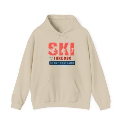 Ski Adventure Hoodie, Unisex Ski Sweatshirt, Cozy Winter Apparel, Snowy Mountains Gift, Outdoor Sports Hoodie - Image 14
