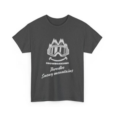 Snowy Mountains Snowboarding T-Shirt for Snowboarders and Skiers - Image 41