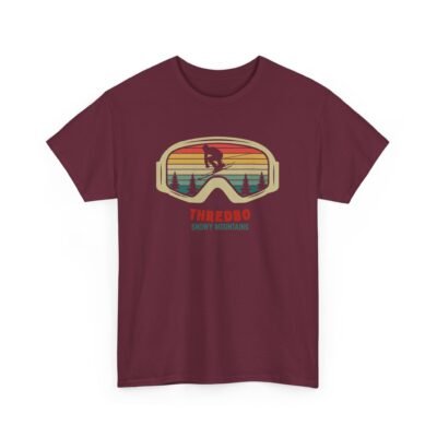 Ski Mountain Tee with Snow Goggles - T-Shirt - Image 18